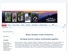 Tablet Screenshot of mosaicoutdoor.org